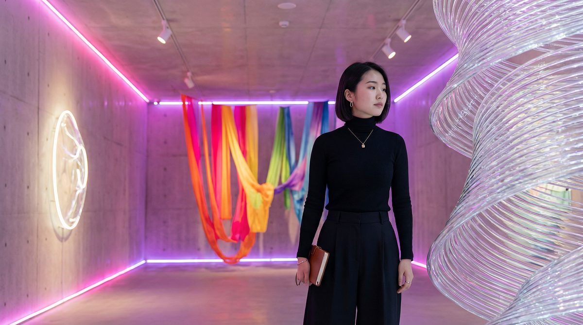 精神小妹艺术展览生活视频