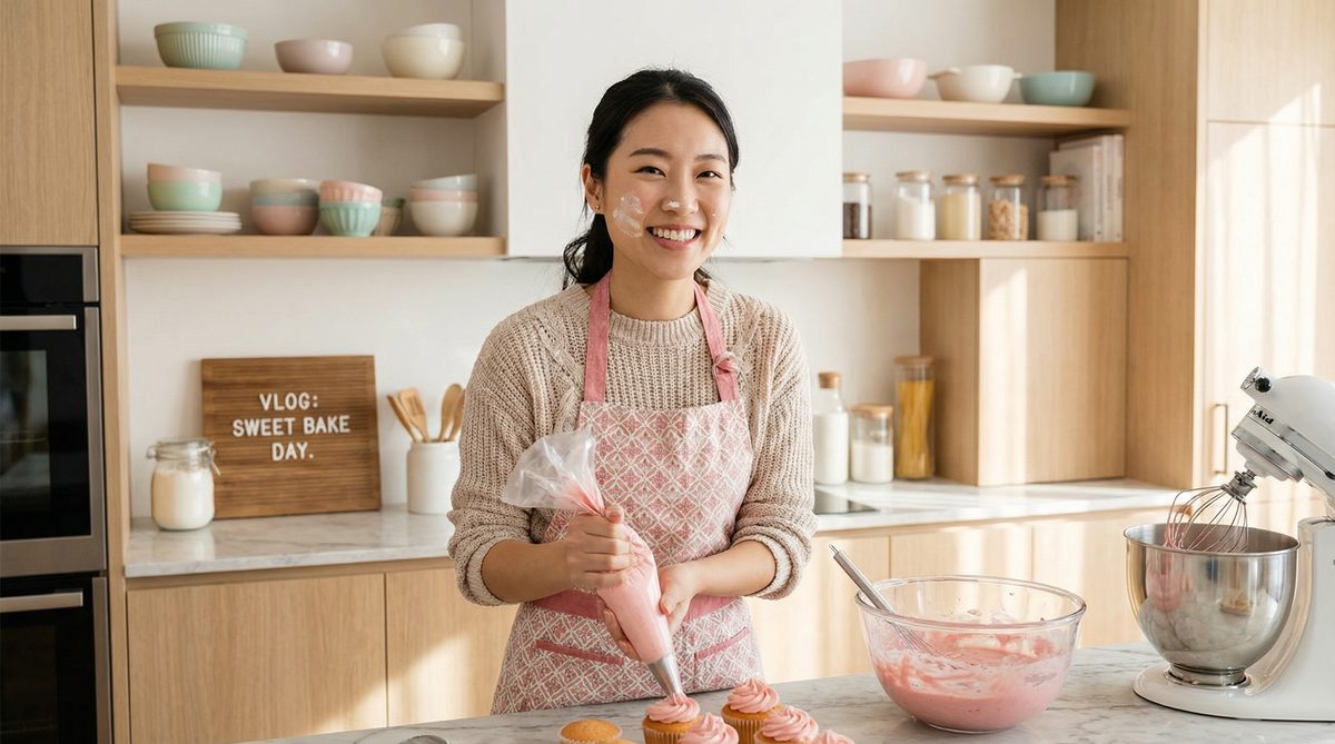 精神小妹甜品烘焙生活视频